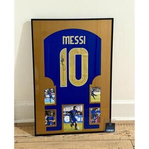 Lionel Messi Hand Signed Argentina Jersey with COA
